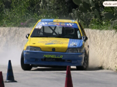 Carmelo Callari trionfa al rientro, il pilota di Mussomeli domina allo slalom di Alessandria della Rocca