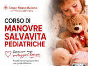 Manovre salvavita pediatriche, corso della Croce Rossa a Caltanissetta