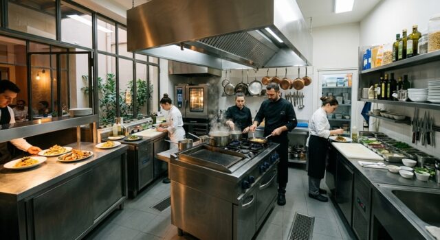 La cucina professionale perfetta per un piccolo ristorante