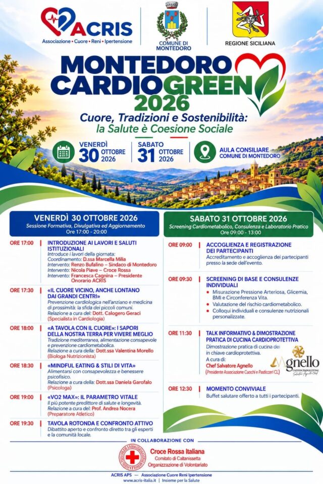 Locandina Montedoro Cardiogreen